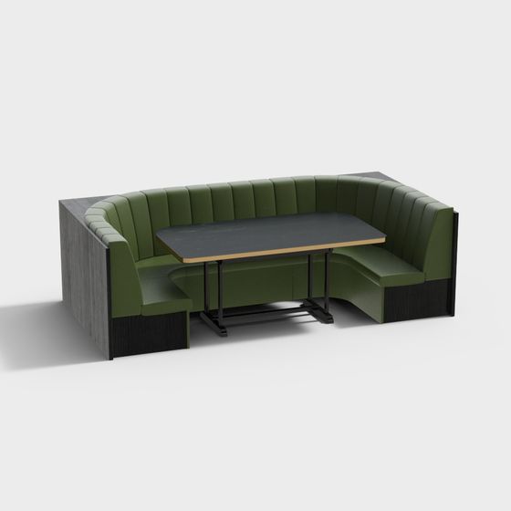 City Corner Sofa 3D model - Stylish and Functional