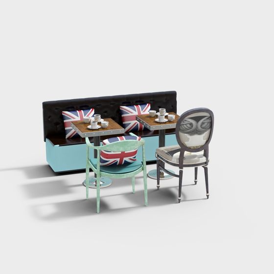 Union Jack Café 3D Model