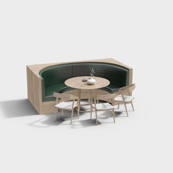 Urban Corner Café 3D Model