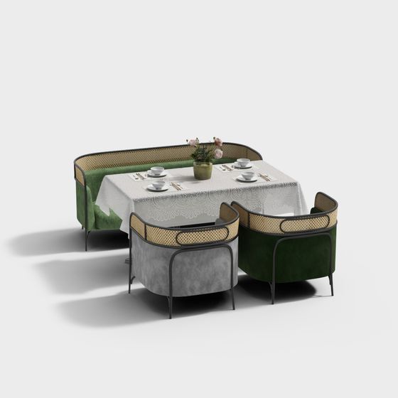 Elegant Dining Table 3D model for Creative Projects