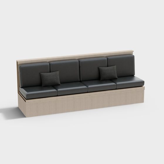 Urban Comfort Sofa 3D model