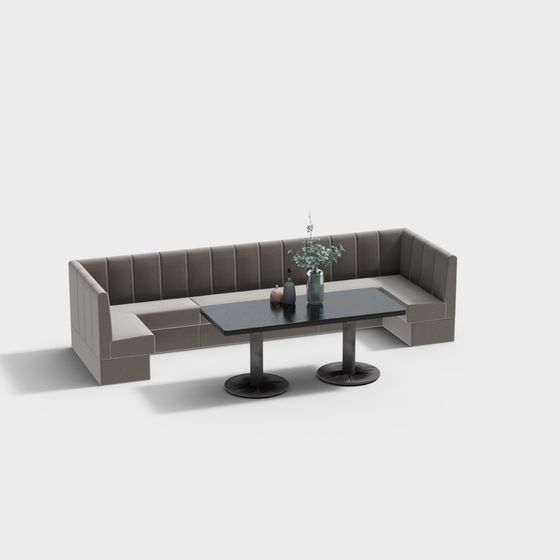 Stylish City Corner Sofa 3D model