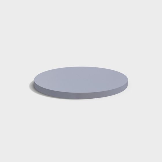 Minimalist Round Platform 3D model