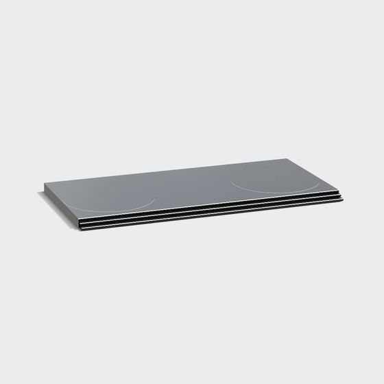 Streamlined Metal Panel 3D model