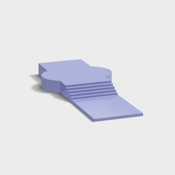 Curved Staircase 3D model