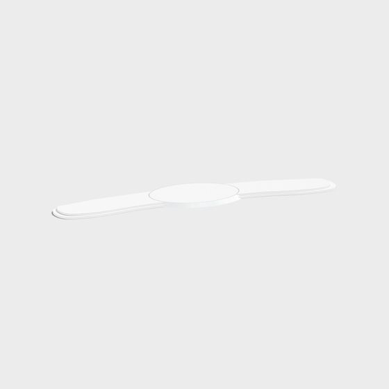 Elegant Low-Poly Knife and Fork 3D Model