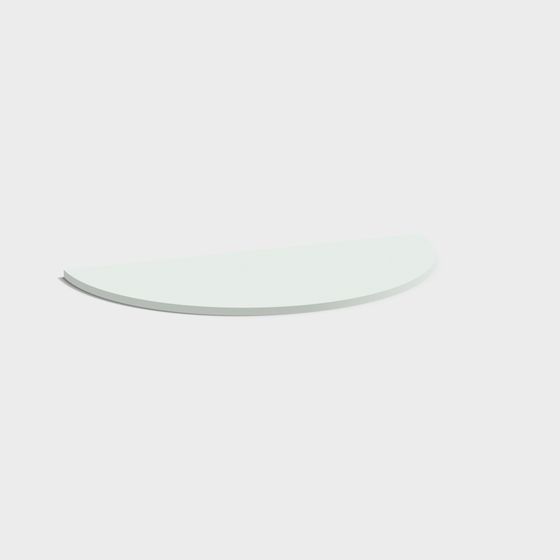 Sleek Streamlined Shelf 3D model