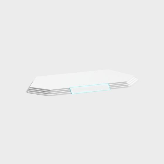Minimalist Shelf 3D model for Creative Projects