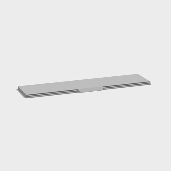 Concrete Plank 3D model for Modern Design