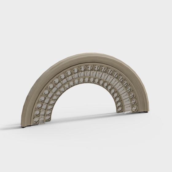 Elegant Arch 3D Model - Low Poly Design