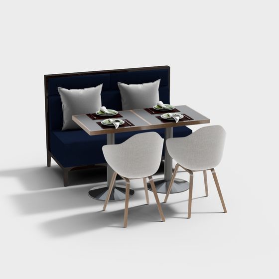 Urban Corner Café 3D Model