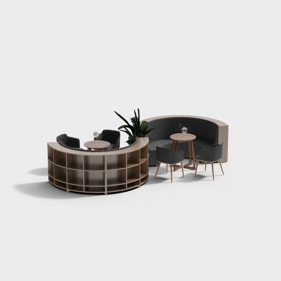 Urban Retreat 3D model Furniture Set