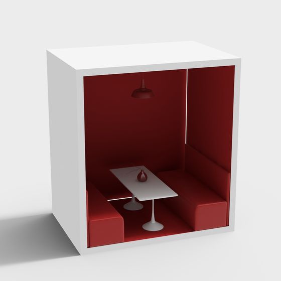 Minimalist Coffee Nook 3D model