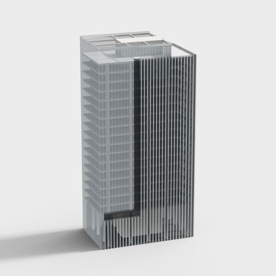Urban Skyscraper 3D Model for Modern Design