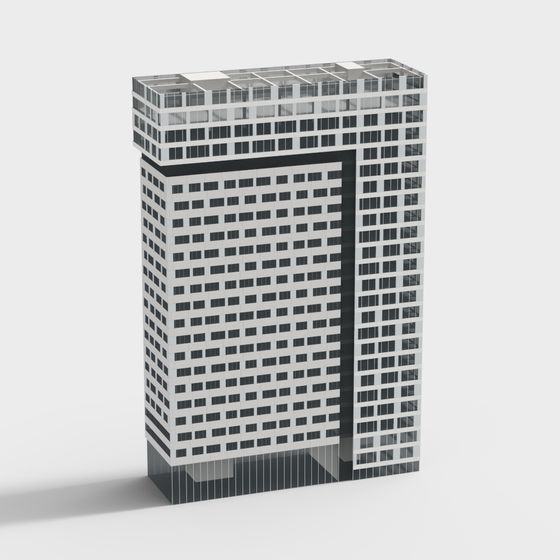 Urban Skyline 3D Model