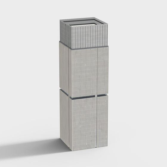 Elegant Skyscraper 3D model for Urban Designs