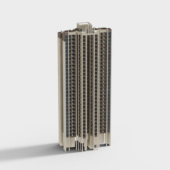 Urban Skyscraper 3D Model