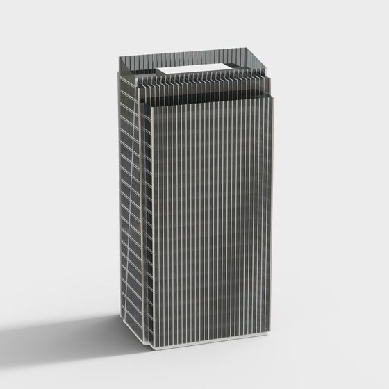 Urban Light Skyscraper 3D Model
