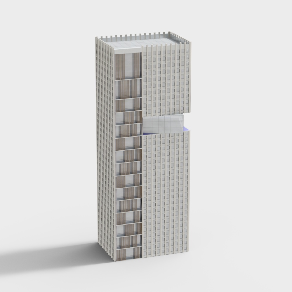 Commercial office buildings along the street