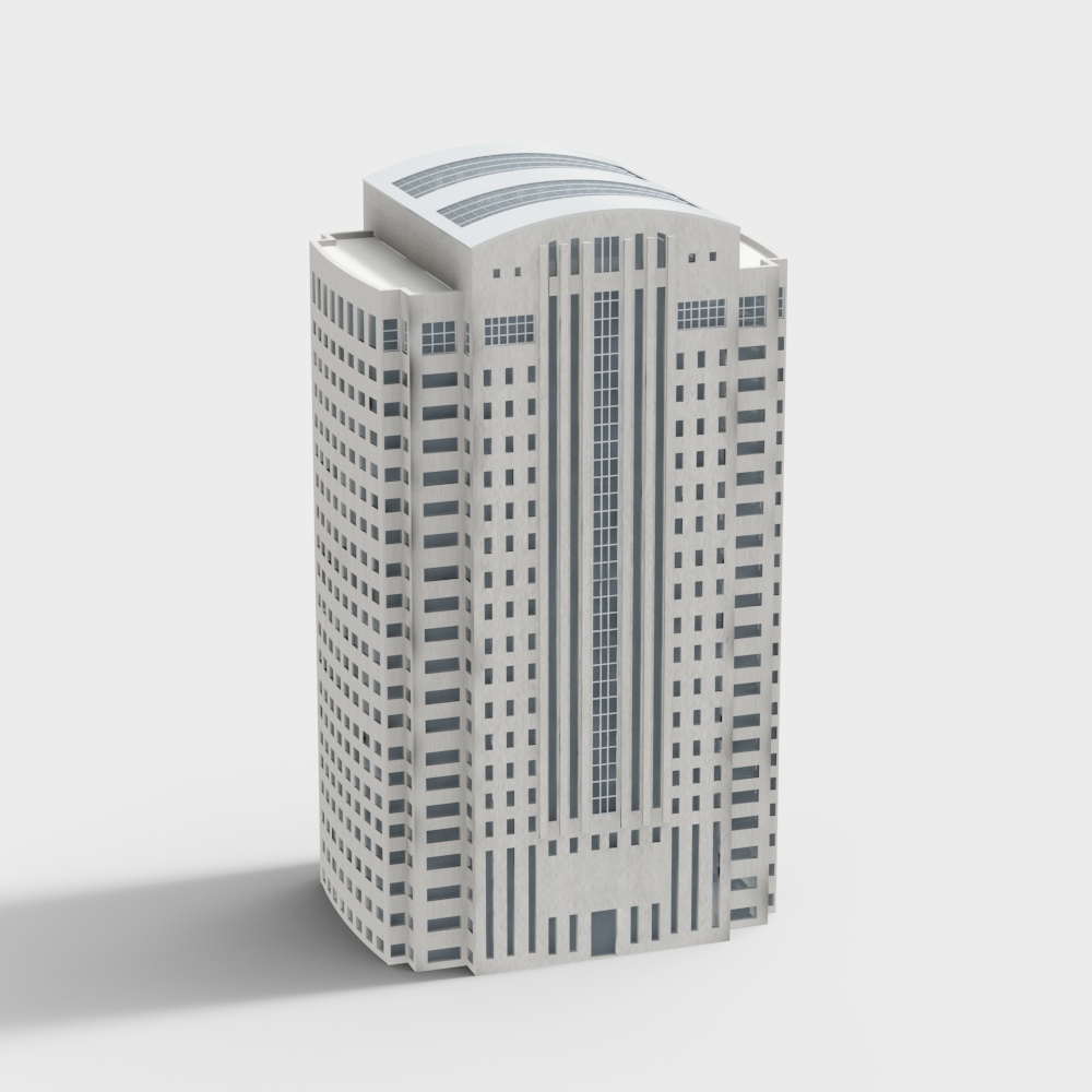 Urban Horizon Futuristic Skyscraper 3D model
