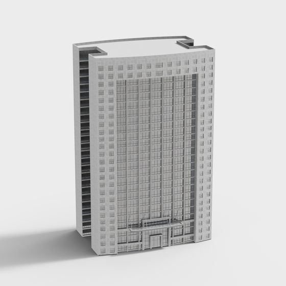 Urban Skyscraper 3D Model