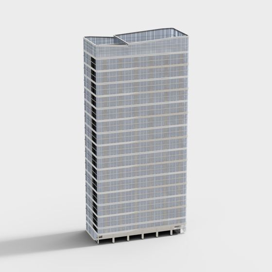 Urban Skyscraper 3D model for Creative Projects