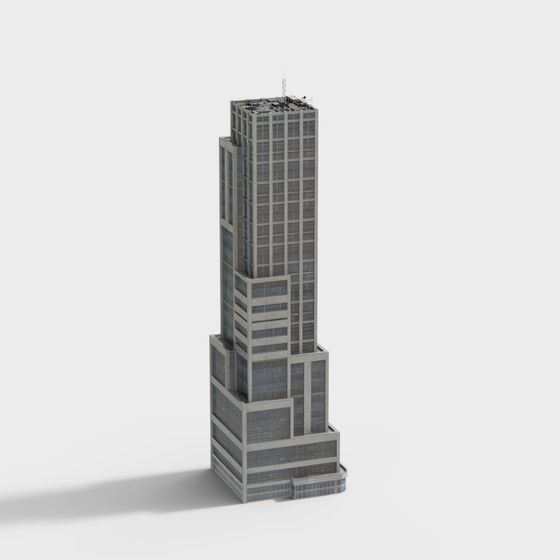 Urban Skyscraper 3D Model
