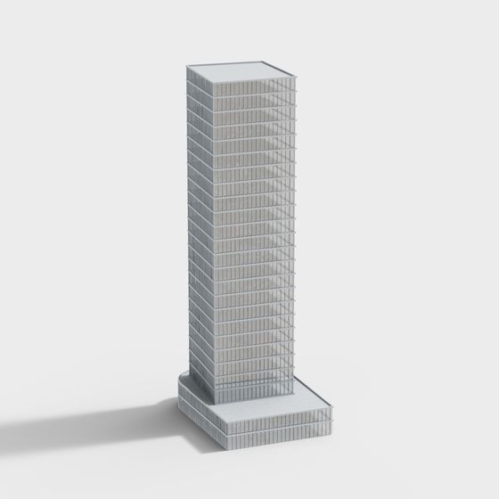 Urban Skyscraper 3D Model