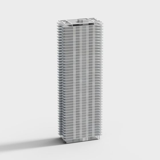 Urban Skyline Tower 3D Model