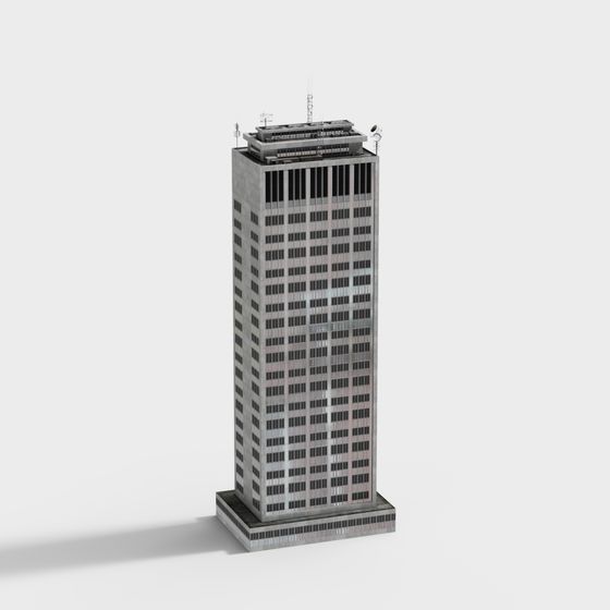 Urban Skyscraper 3D Model