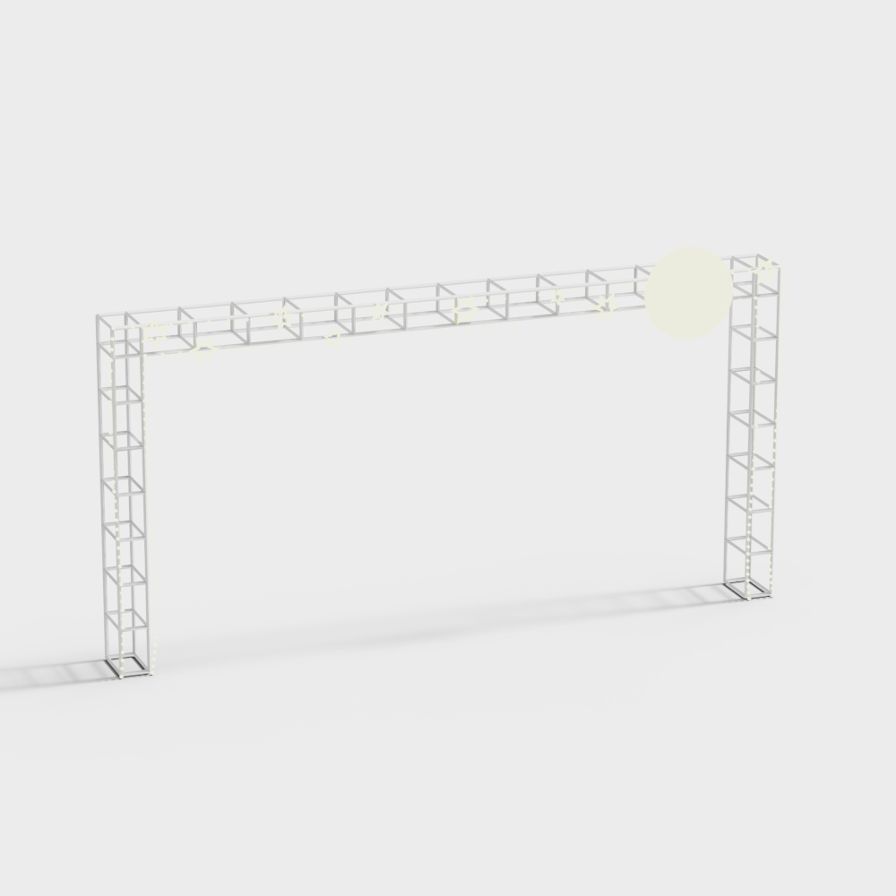 Open air music festival star light stand