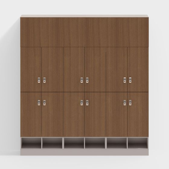 Modern Urban Storage Cabinet 3D model