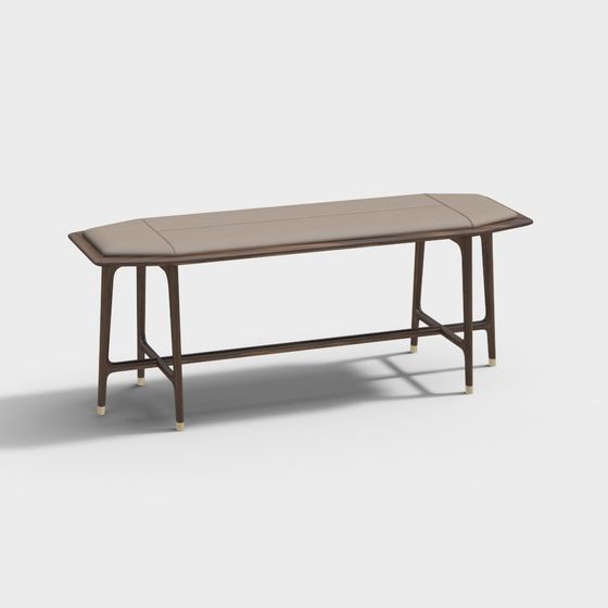Minimalist Office Desk 3D model