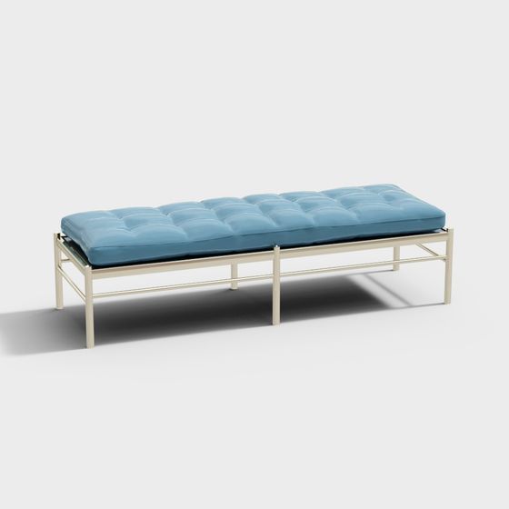Elegant Bench 3D model