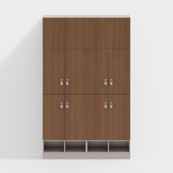 Urban Storage Cabinet 3D model for Modern Interiors