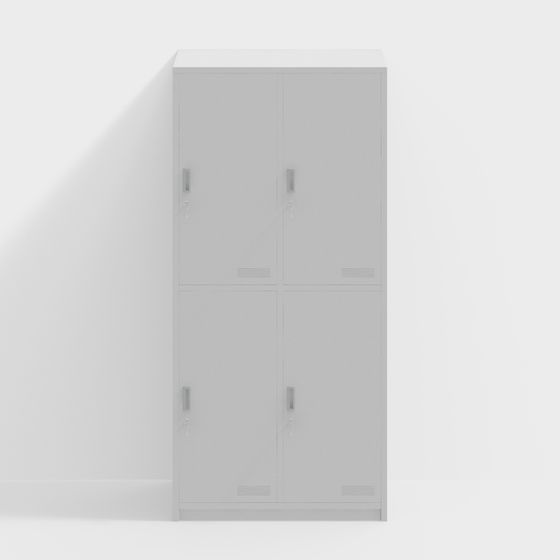 Minimalist Functional Storage Cabinet 3D model
