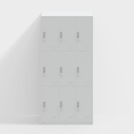 Minimalist Storage Cabinet 3D model