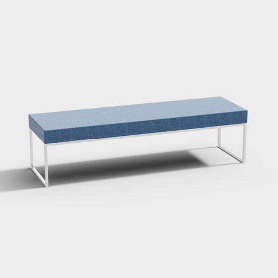 Urban Bench 3D model for Modern Interiors