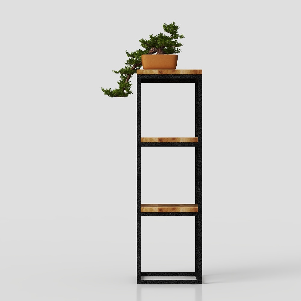 ต้นไม้ในกระถางในห้องเครื่องแป้ง