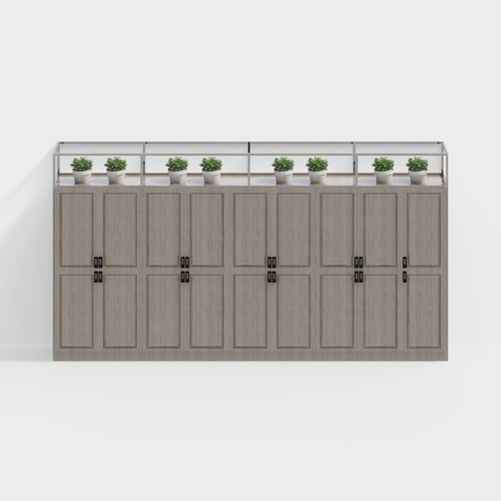 Urban Green Wall Cabinet 3D model