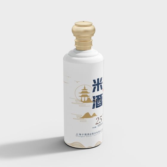 Elegant Low-Poly Vase 3D model with Eastern Aesthetic