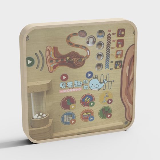 Children’s Interactive Learning Board 3D model