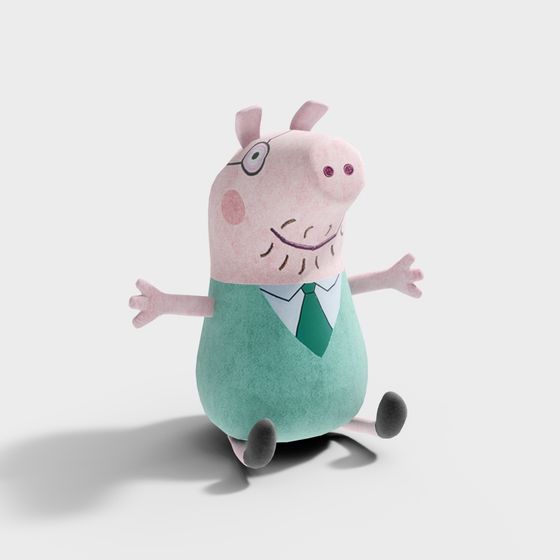 Peppa Pig Daddy 3D Model