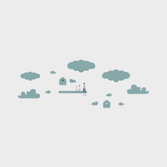 Sky Bridge 3D model - A Dreamy Journey in the Clouds