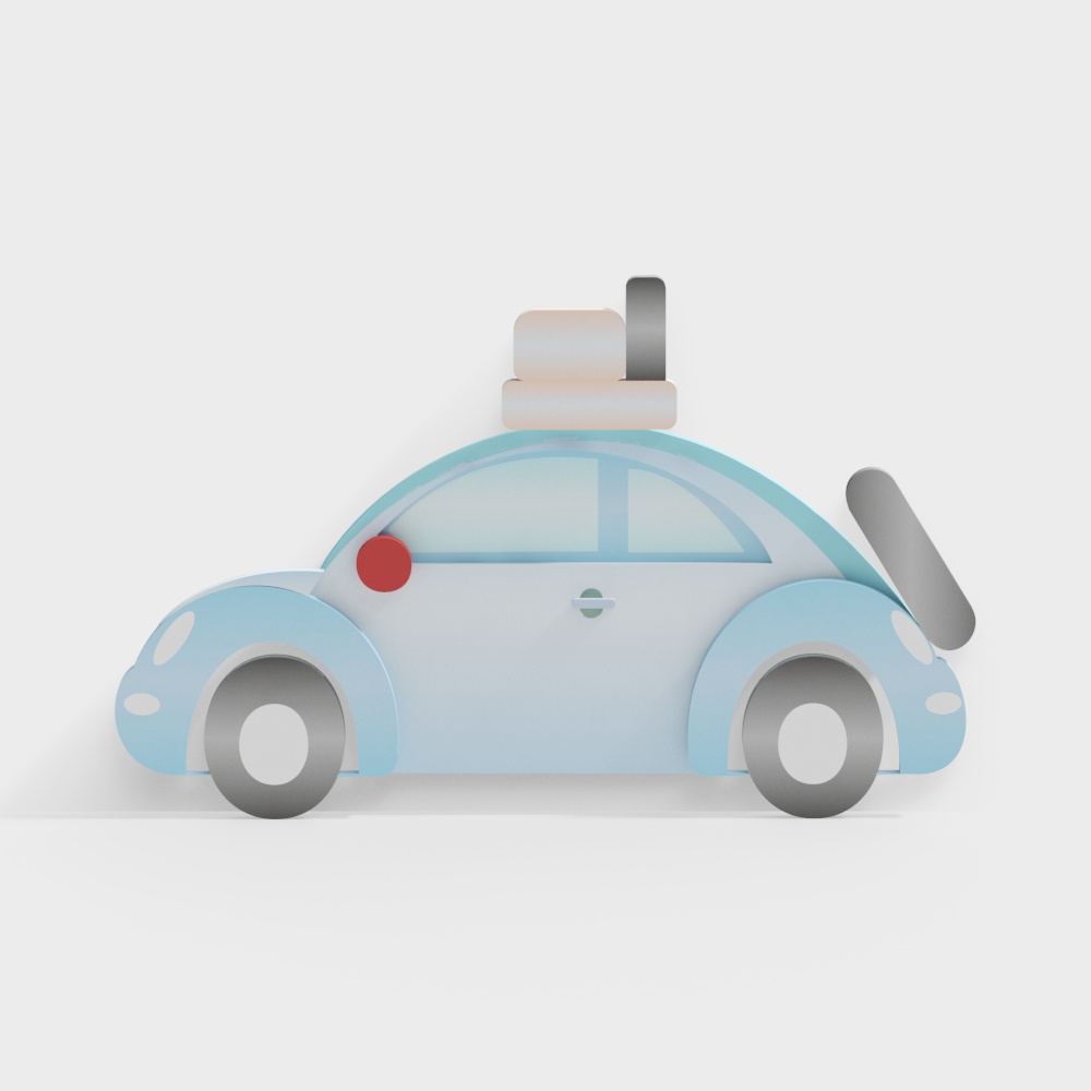 Dream Car Low-poly 3D model