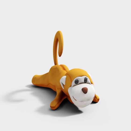 Playful Monkey Business 3D model