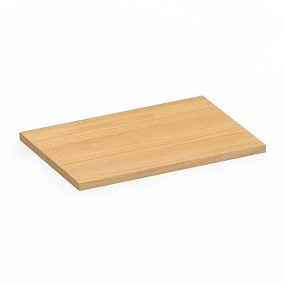 Stylish Low-Polygon Wooden Board 3D model