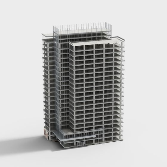 Urban Skyscraper 3D Model
