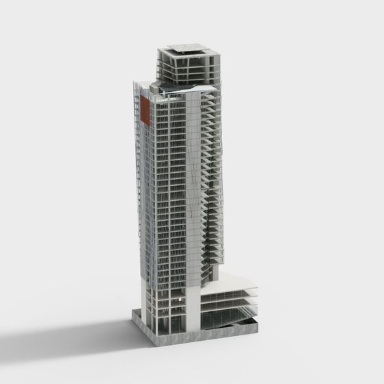Urban Horizon Skyscraper 3D model