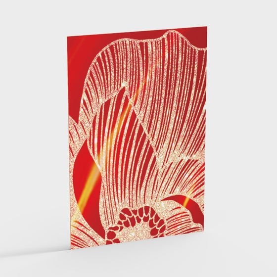 Dynamic Fiery Heart 3D model for Creative Projects